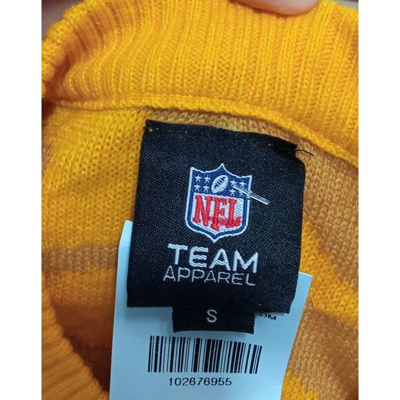 NFL Team Apparel Men's Sweater Green Bay Packets Yellow/Green Sz Small NWT! - Picture 8 of 12